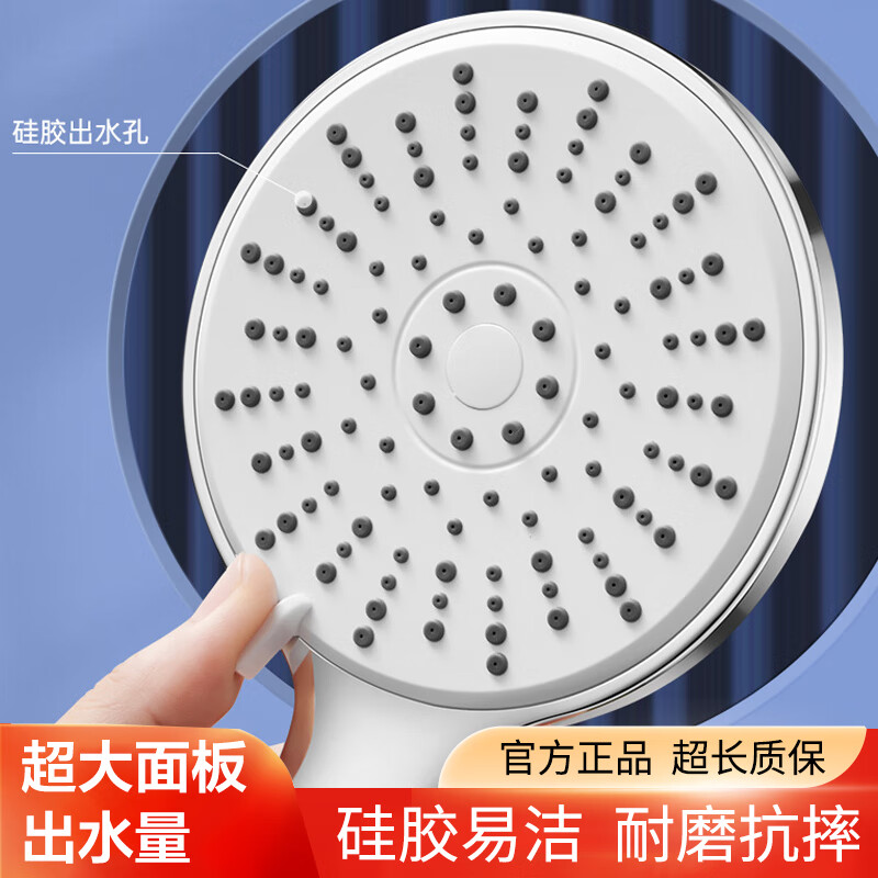 蒙娜丽莎满天星银色单手持增压花洒百亿补贴，拍下到手19.9亓插图1