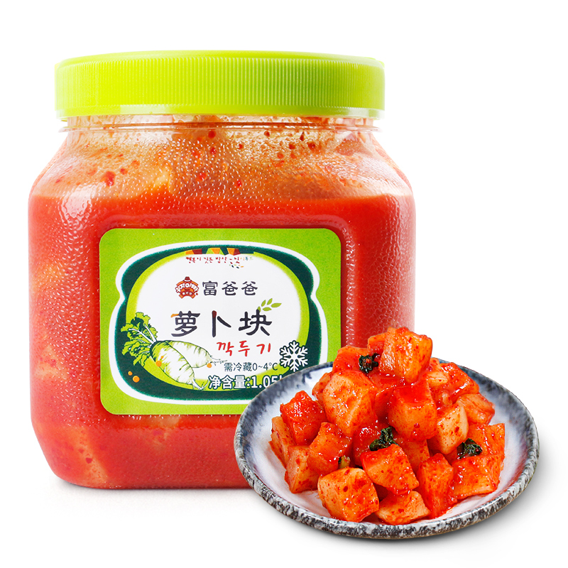 领200-20券:自营 富爸爸切件韩式辣白菜 泡菜1.3kg/瓶富爸爸辣白菜泡菜 颗状未切 1.3kg/瓶富爸爸韩式泡菜 酸插图2