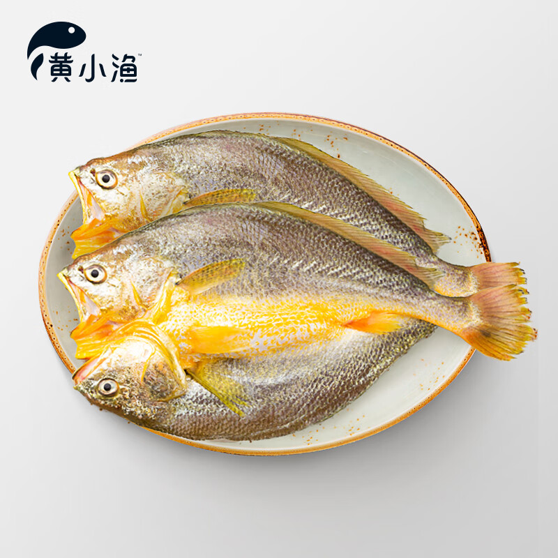 黄小渔醇香黄鱼鲞400g*4条（净重1.6kg）大黄花鱼件79.9自营包邮；折19.9/条插图
